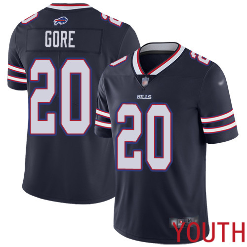 Youth Buffalo Bills #20 Frank Gore Limited Navy Blue Inverted Legend NFL Jersey->women nfl jersey->Women Jersey